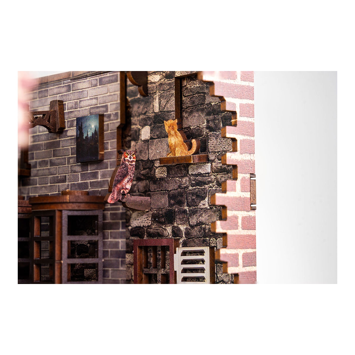 Sujeta libros con luz para montar Diagon Alley Harry Potter Revell 9