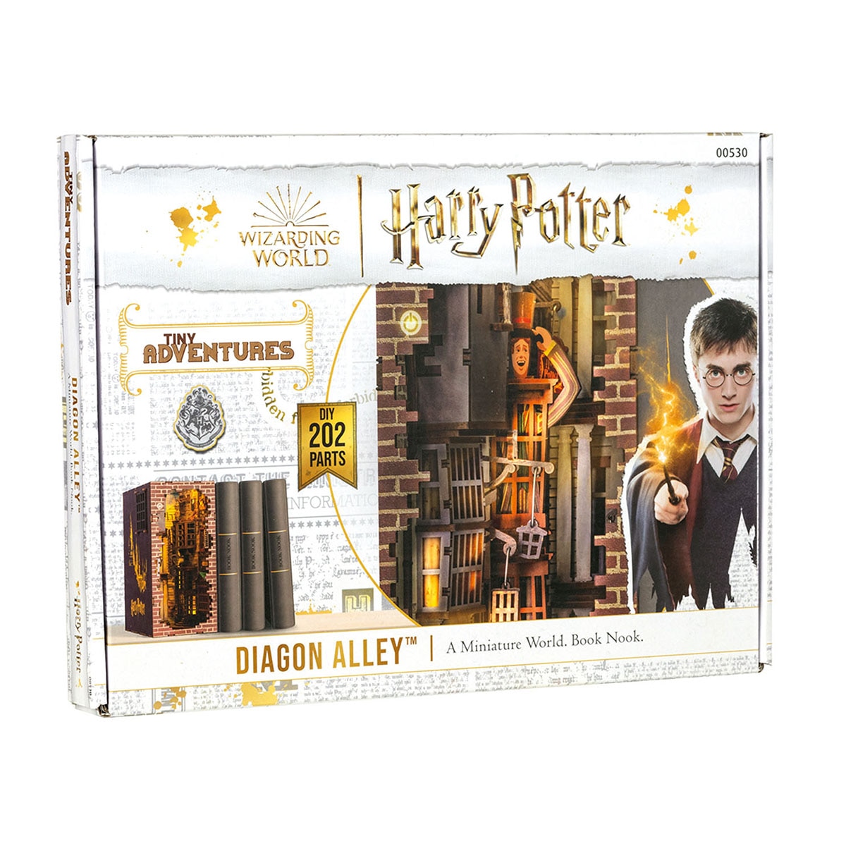 Sujeta libros con luz para montar Diagon Alley Harry Potter Revell 13