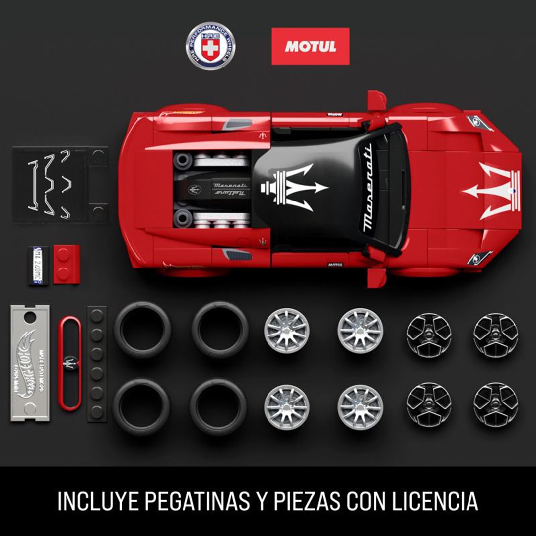 Coche de Construcción Serie Speed Maserati Hot Wheels Mattel