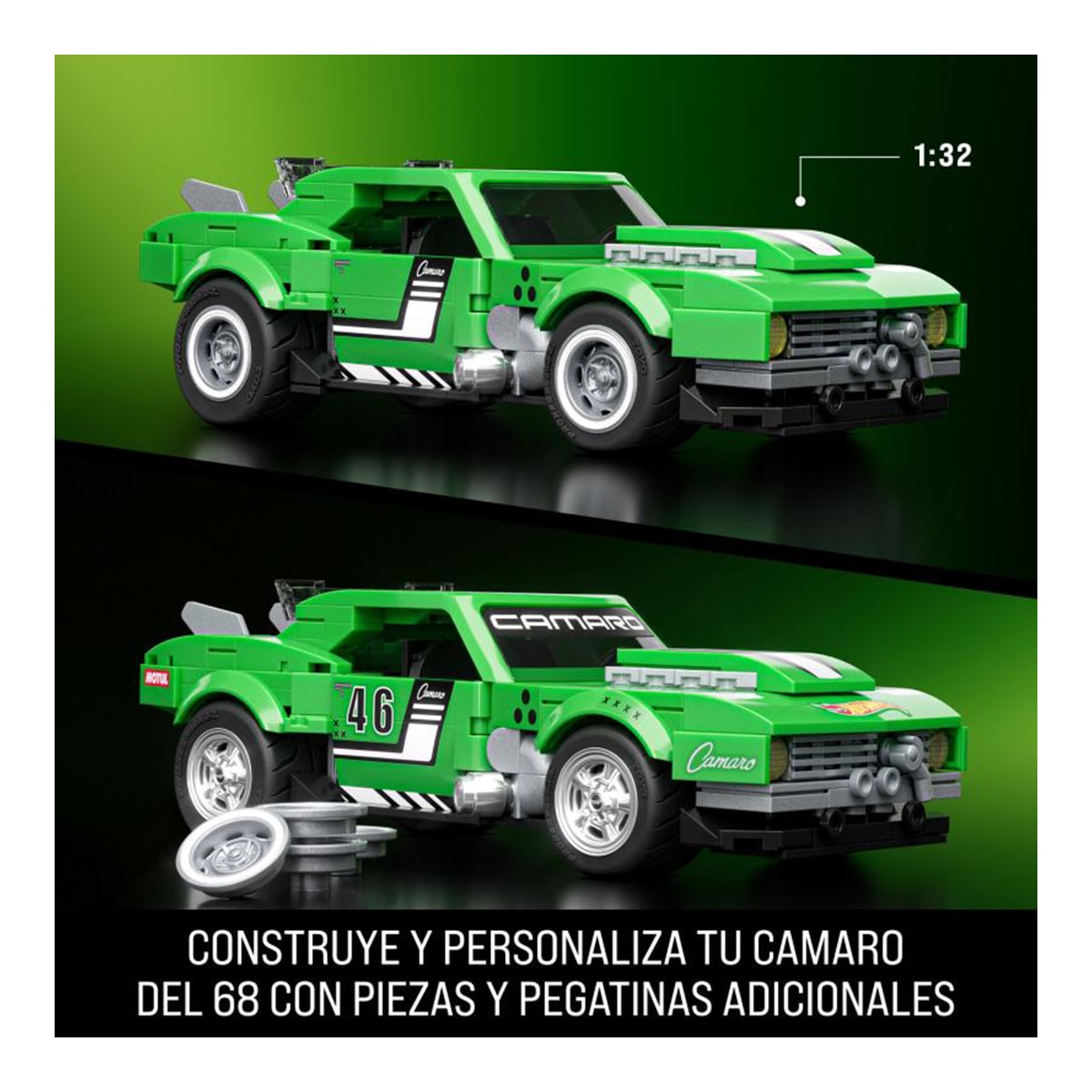 Coche de Construcción Camaro Speed Series Hot Wheels Mattel 3
