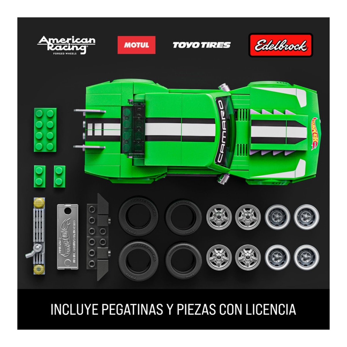 Coche de Construcción Camaro Speed Series Hot Wheels Mattel 4