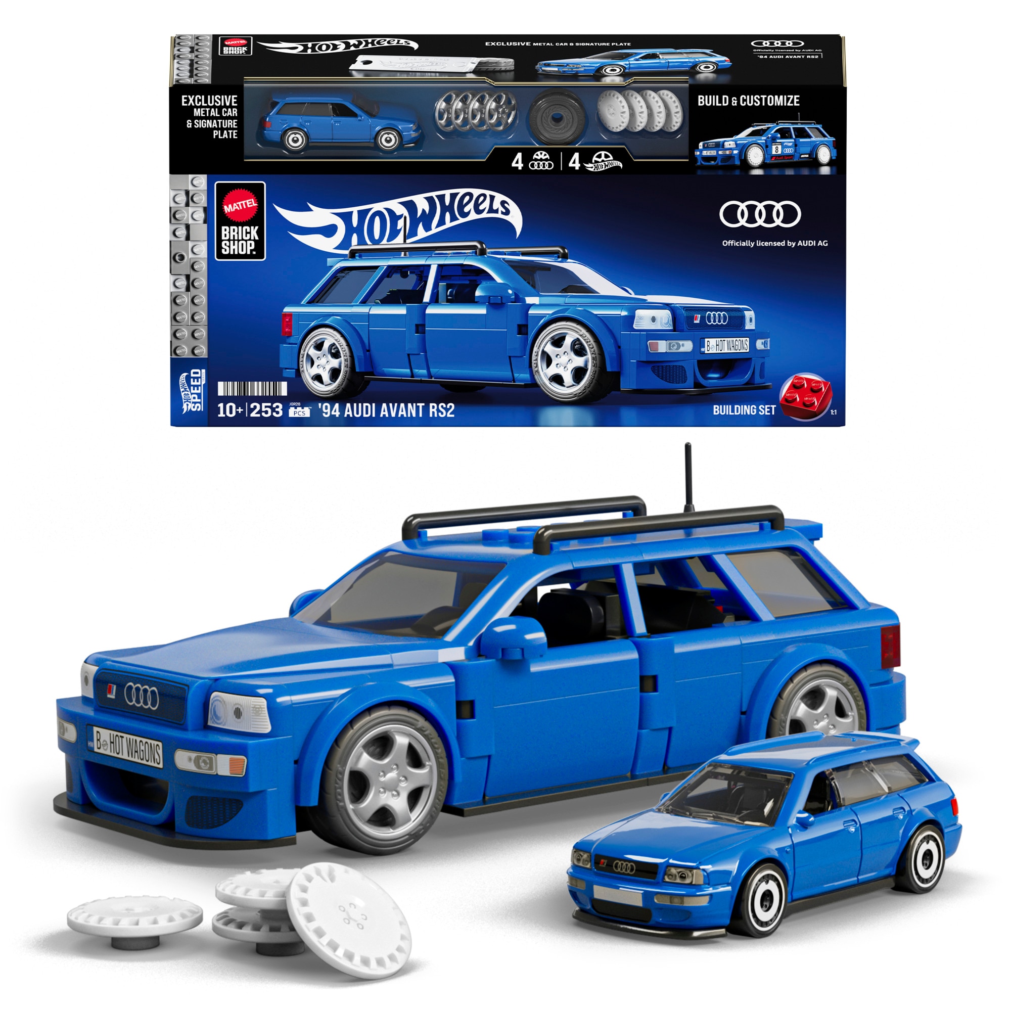 Imagem 0 de Carro Hot Wheels Speed - Series Audi - Set de Construção