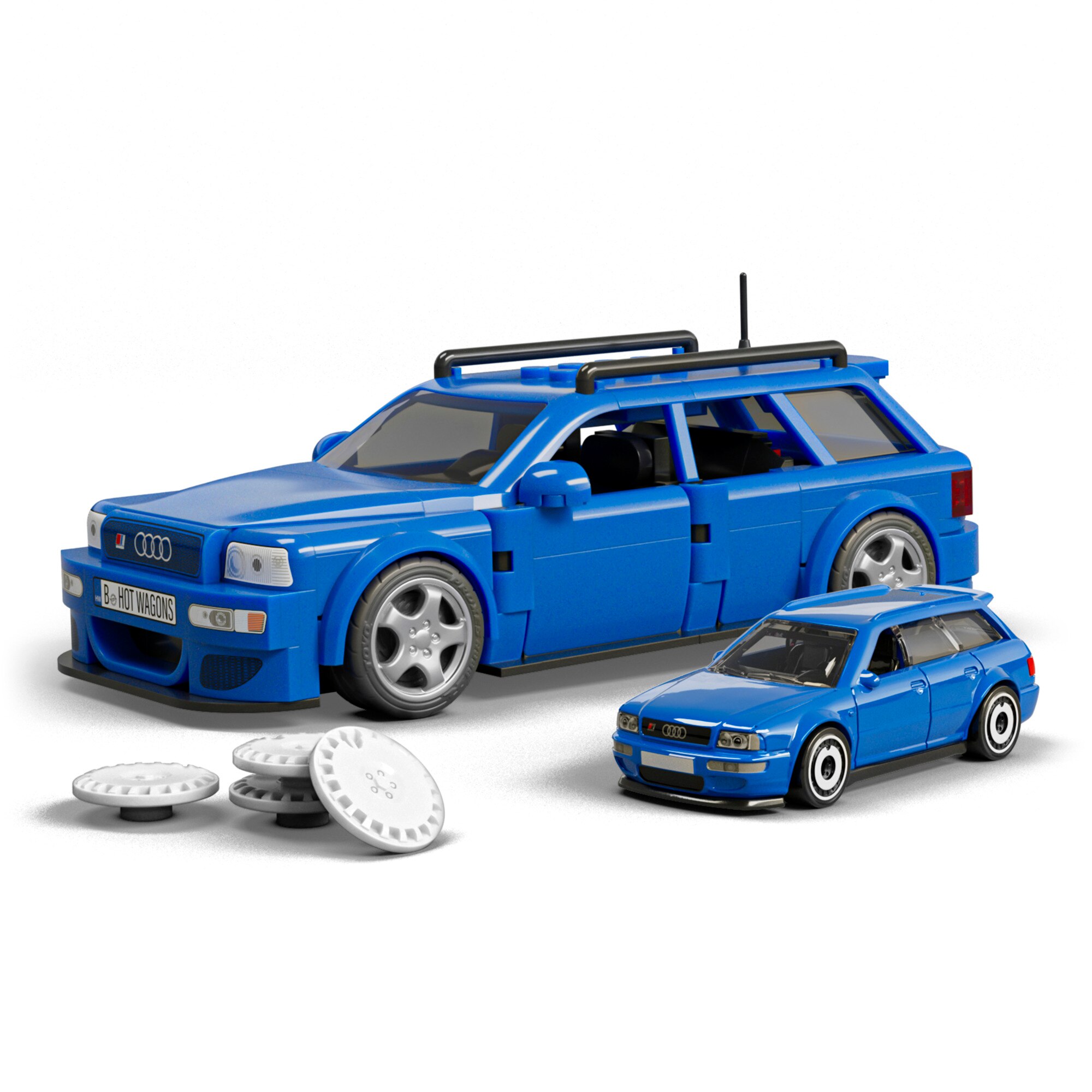 Carro Hot Wheels Speed - Series Audi - Set de Construção 2