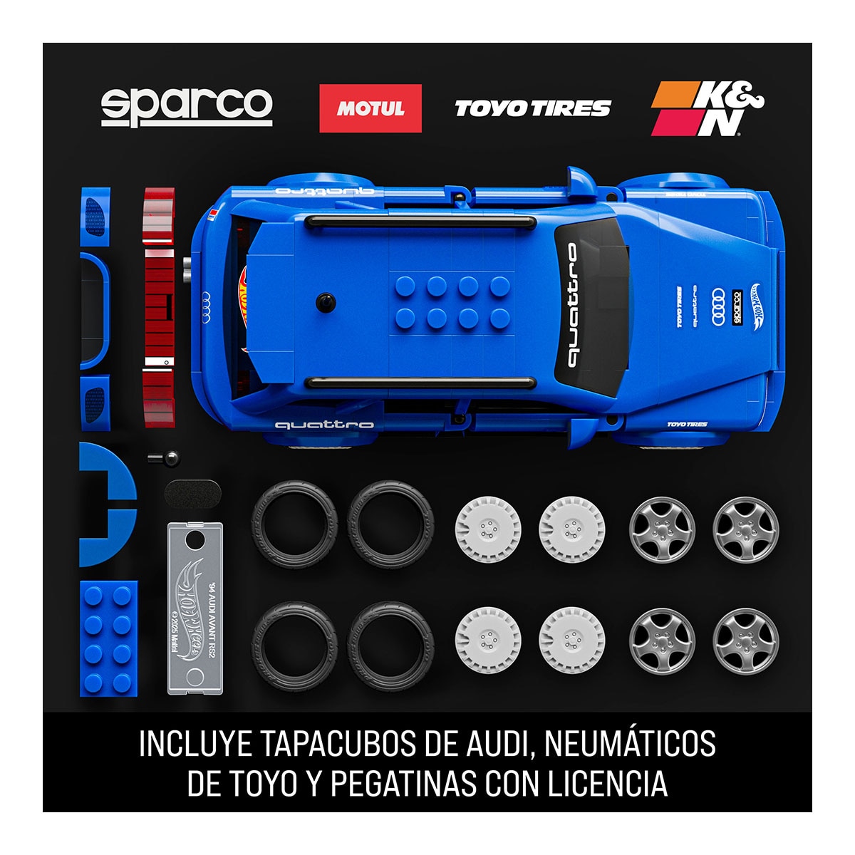 Carro Hot Wheels Speed - Series Audi - Set de Construção 4