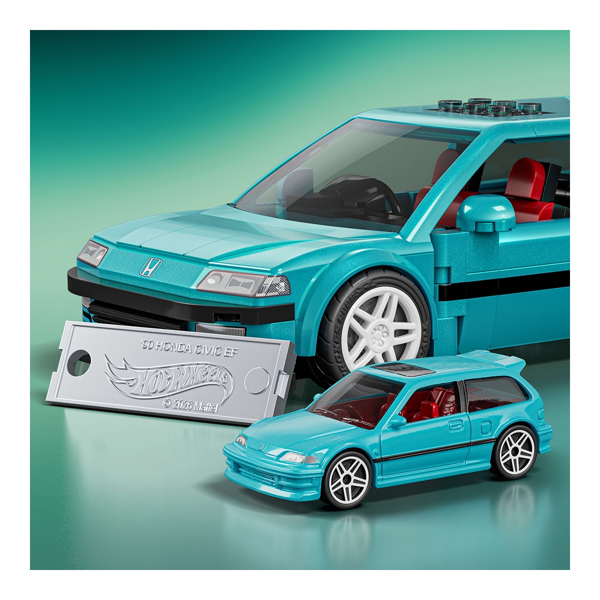Carro Hot Wheels Speed Custom '90 Honda Civic EF 5