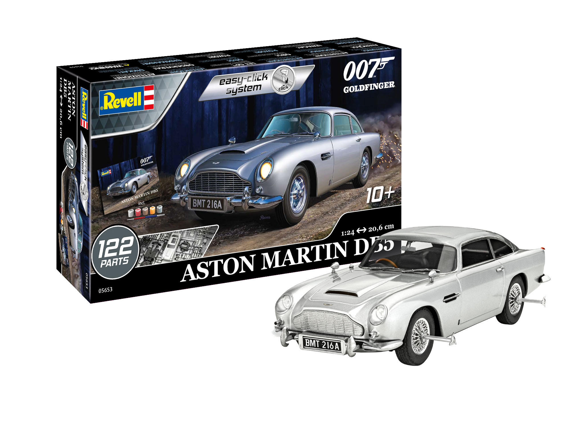 Maqueta James Bond Aston Martin DB5 con accesorios básicos Revell 3