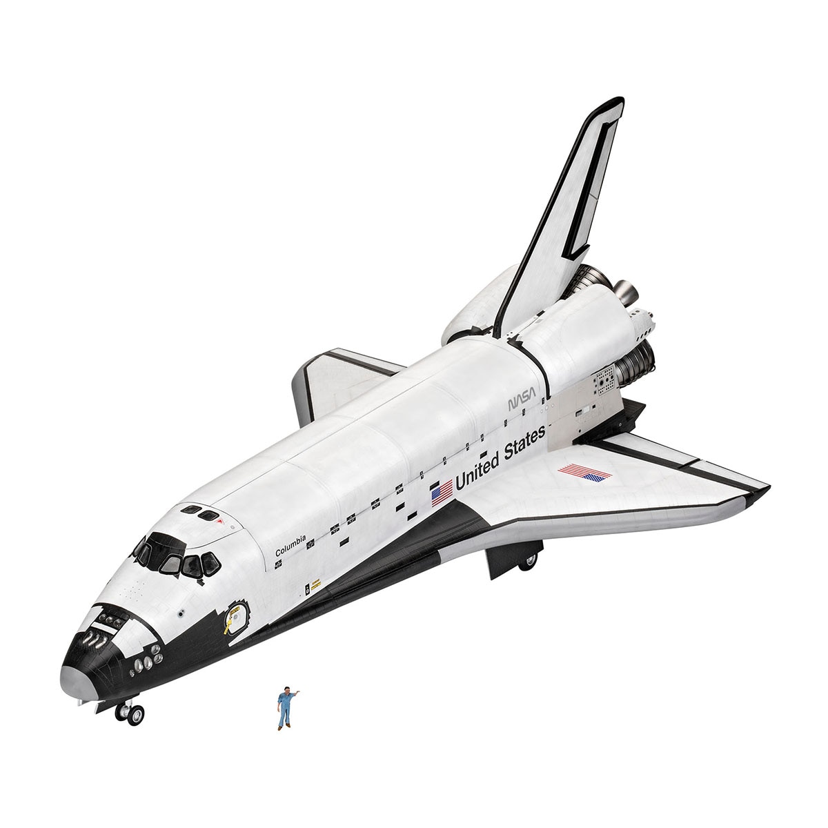 Maqueta Transbordador Espacial 40º Aniversario con accesorios básicos Revell 2