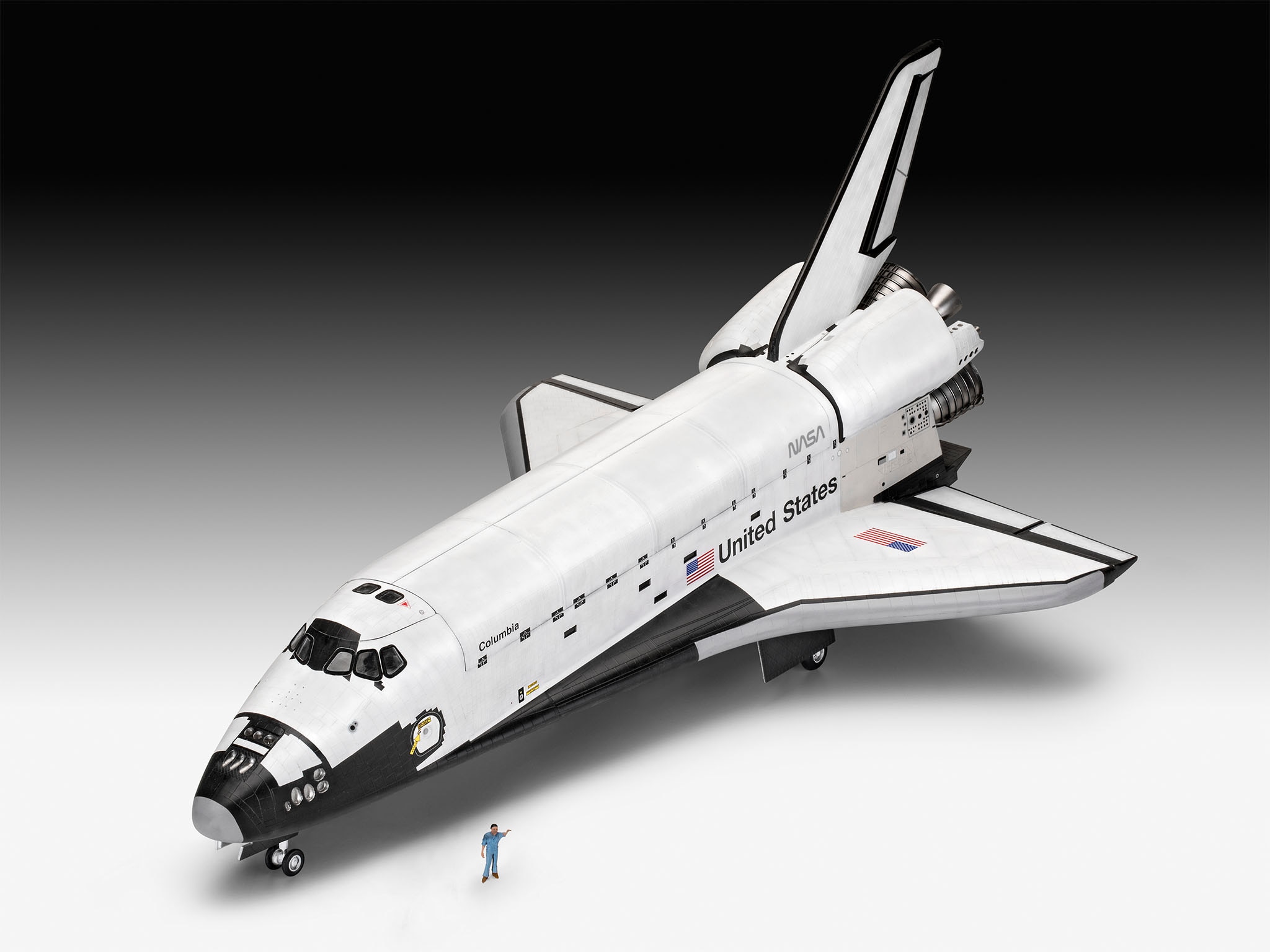 Maqueta Transbordador Espacial 40º Aniversario con accesorios básicos Revell 9