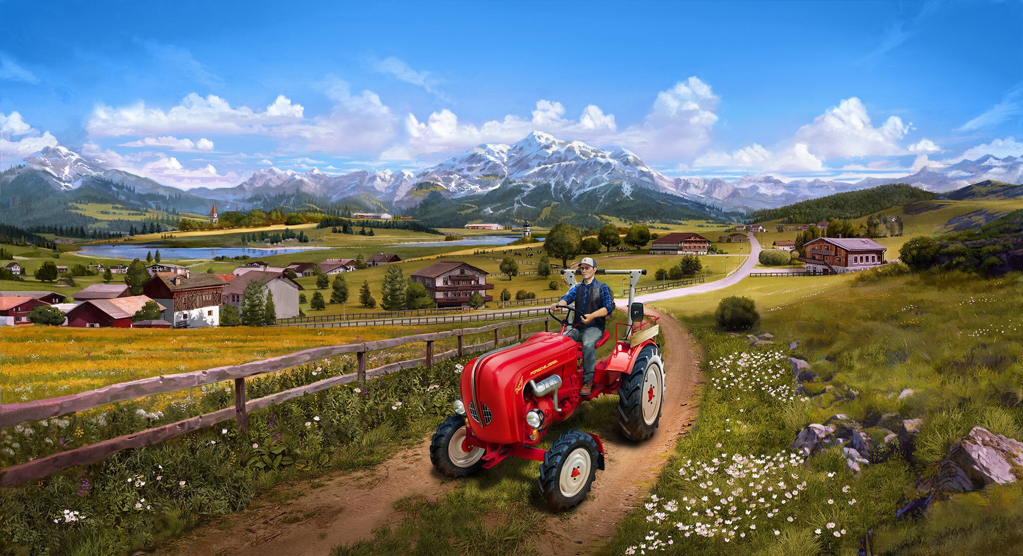 Kit de montaje a presión Porsche Junior 108 - Farming Simulator Revell 9