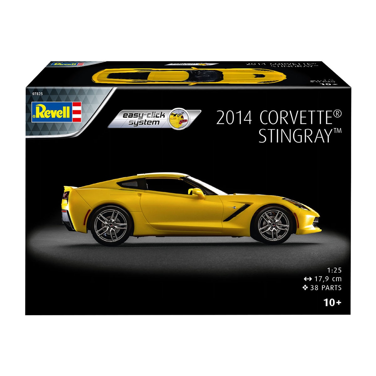 Revell – Kit de montaje a presión 2014 Corvette Stingray easy click Revell.