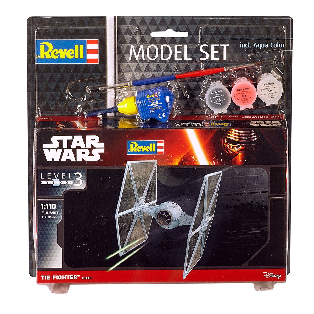 Revell - Maqueta TIE Fighter con accesorios básicos Star Wars Revell