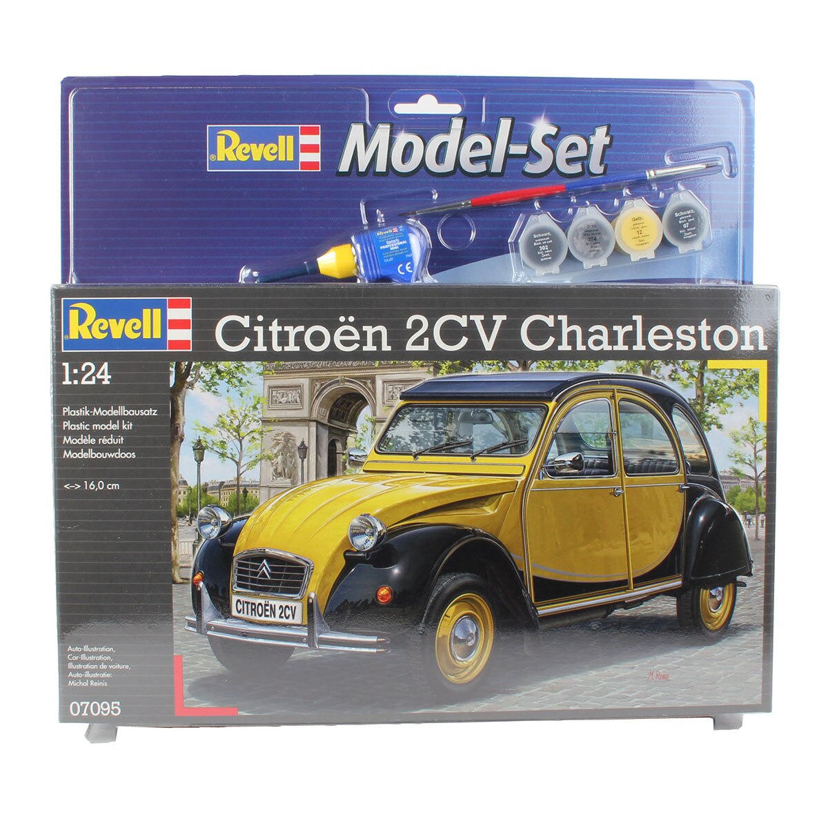 Revell – Maqueta Citroen 2CV Charleston con accesorios básicos Revell.