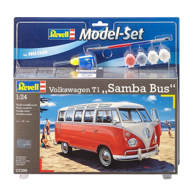 Imagen 0 de Maqueta Volkswagen T1 Samba Bus con accesorios básicos Revell