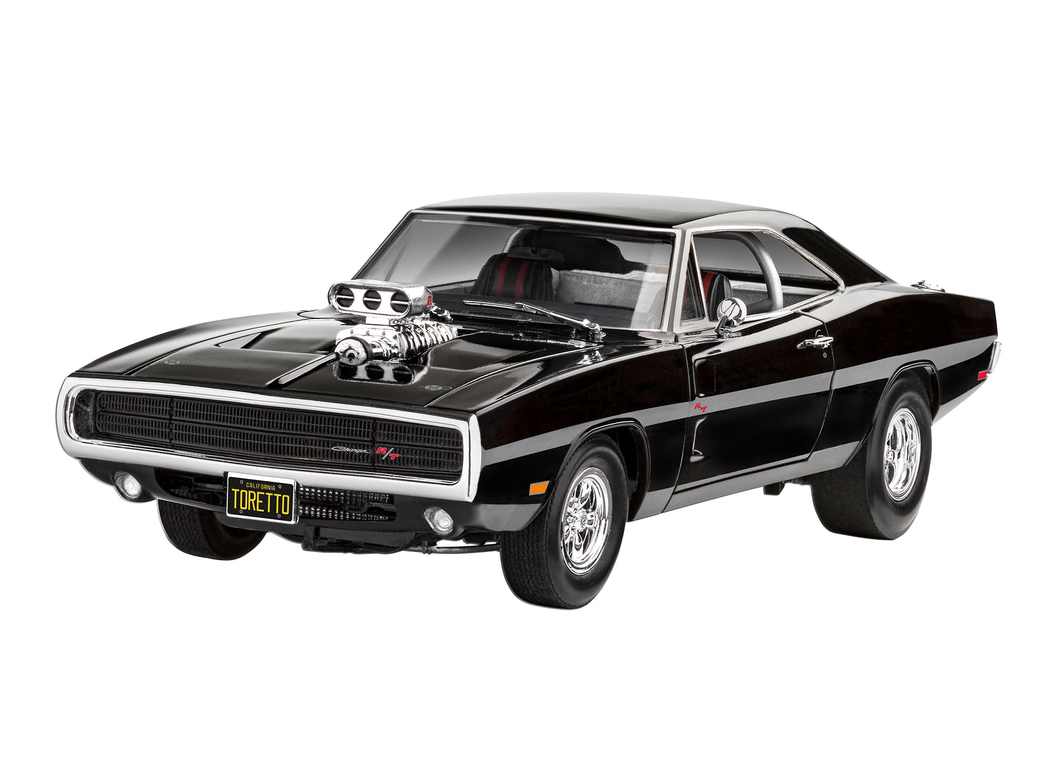 Maqueta Fast & Furious Dominic's 1970 Dodge Charger con accesorios