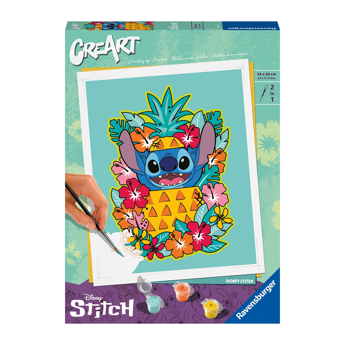 Ravensburger - Juego Pintar Por Números Para Adultos Creart Serie Trend C Stitch Ravensburger.