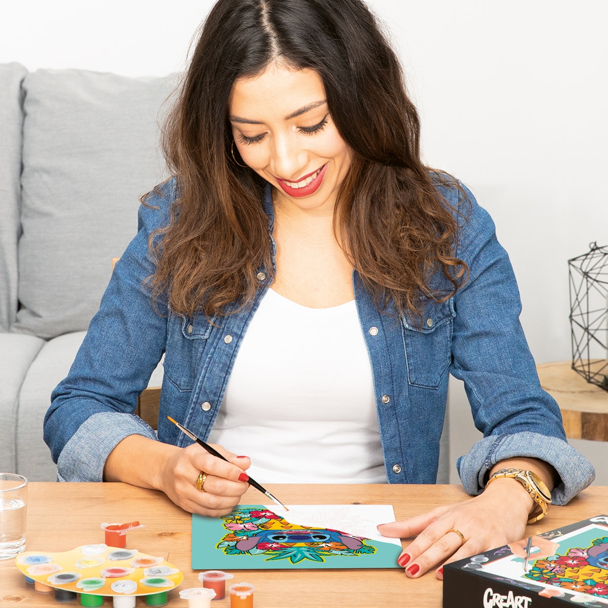 Juego Pintar Por Números Para Adultos Creart Serie Trend C Stitch Ravensburger 3