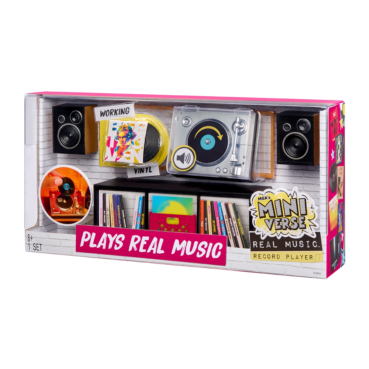 Tocadiscos reproductor de vinilos Miniverse Real Music 7