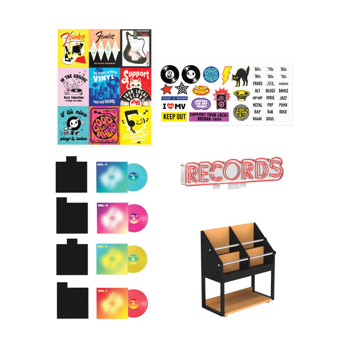 Mini tienda de musica Media Room Miniverse 8