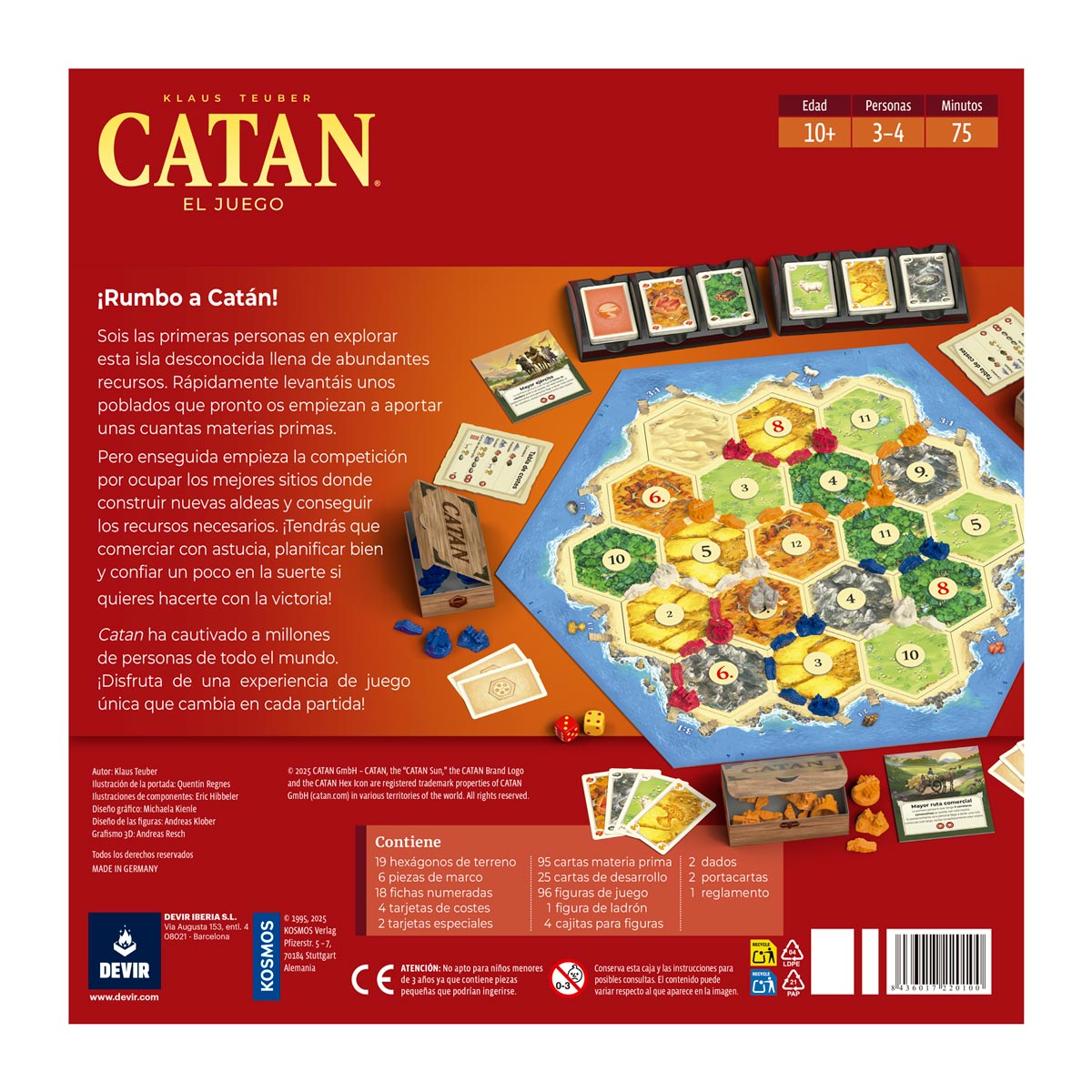 Juego de mesa Los colonos de Catan Devir 2