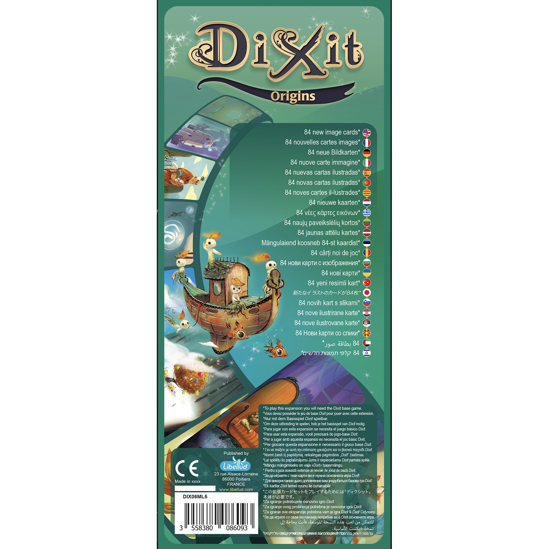 Juego de mesa Expansión 4 Cartas Dixit Origins ASMODEE 5