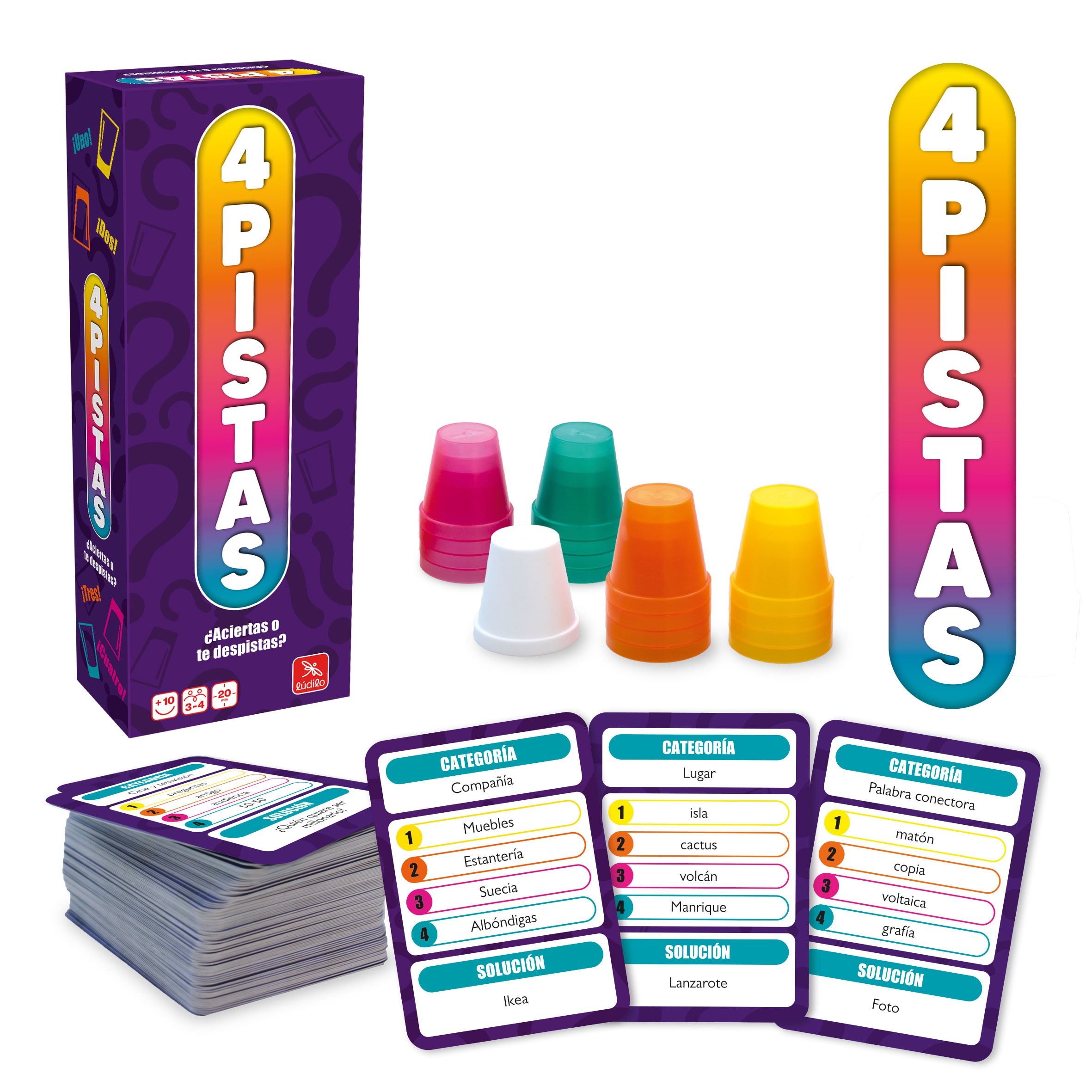 Juego de mesa 4 Pistas Ludilo 3