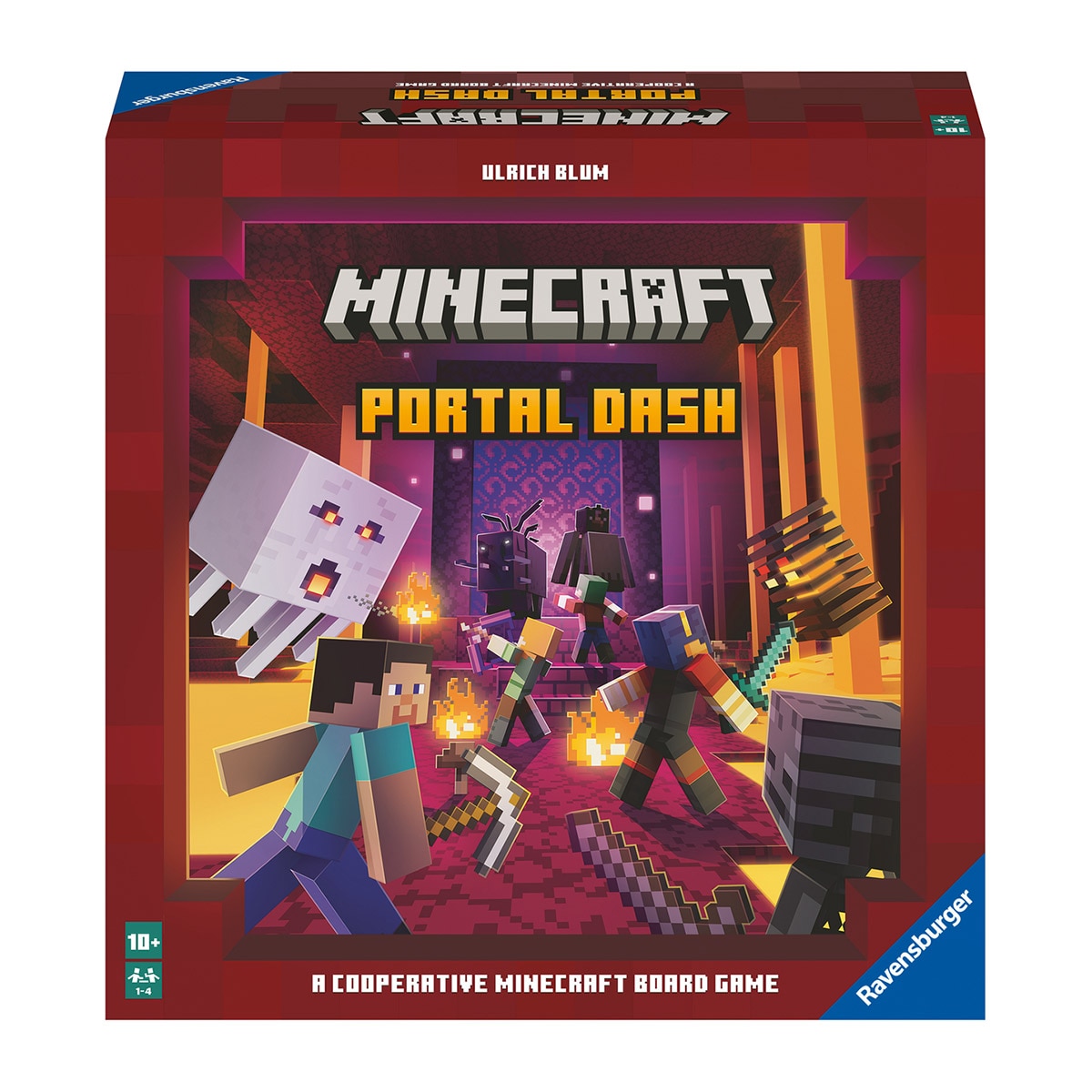 Ravensburger – Juego de mesa Minecraft Portal Dash (Ex Magma & Monsters) Ravensburger.