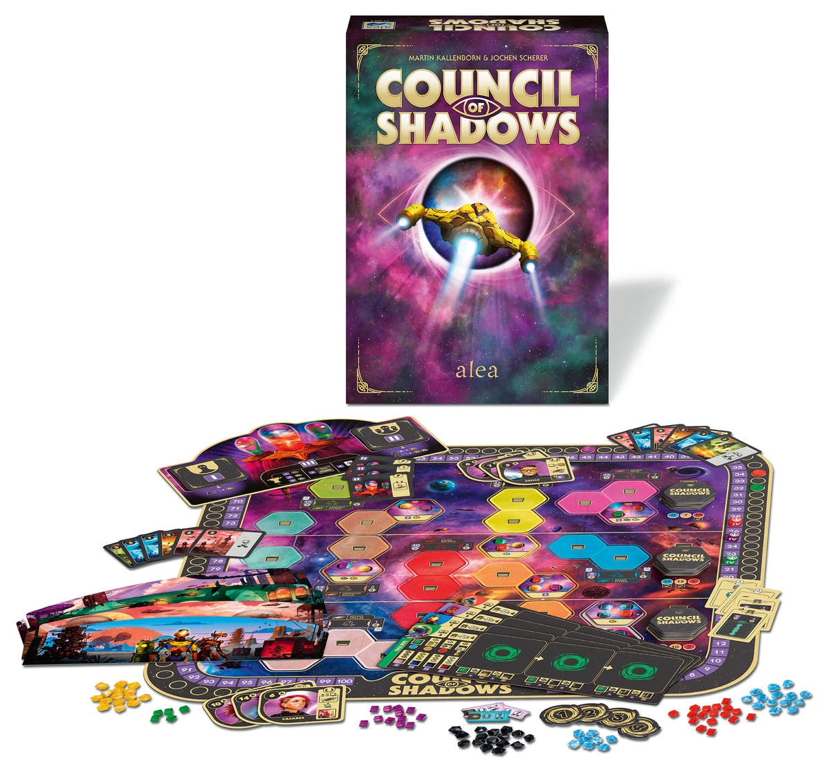 Juego de mesa Council Of Shadows Alea Ravensburger 2
