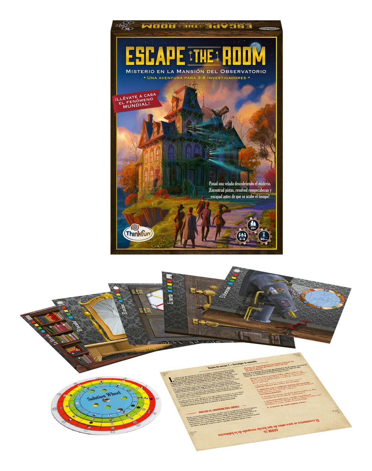Juego de mesa Escape The Room Misterio En La Mansión  Thinkfun Ravensburger 2