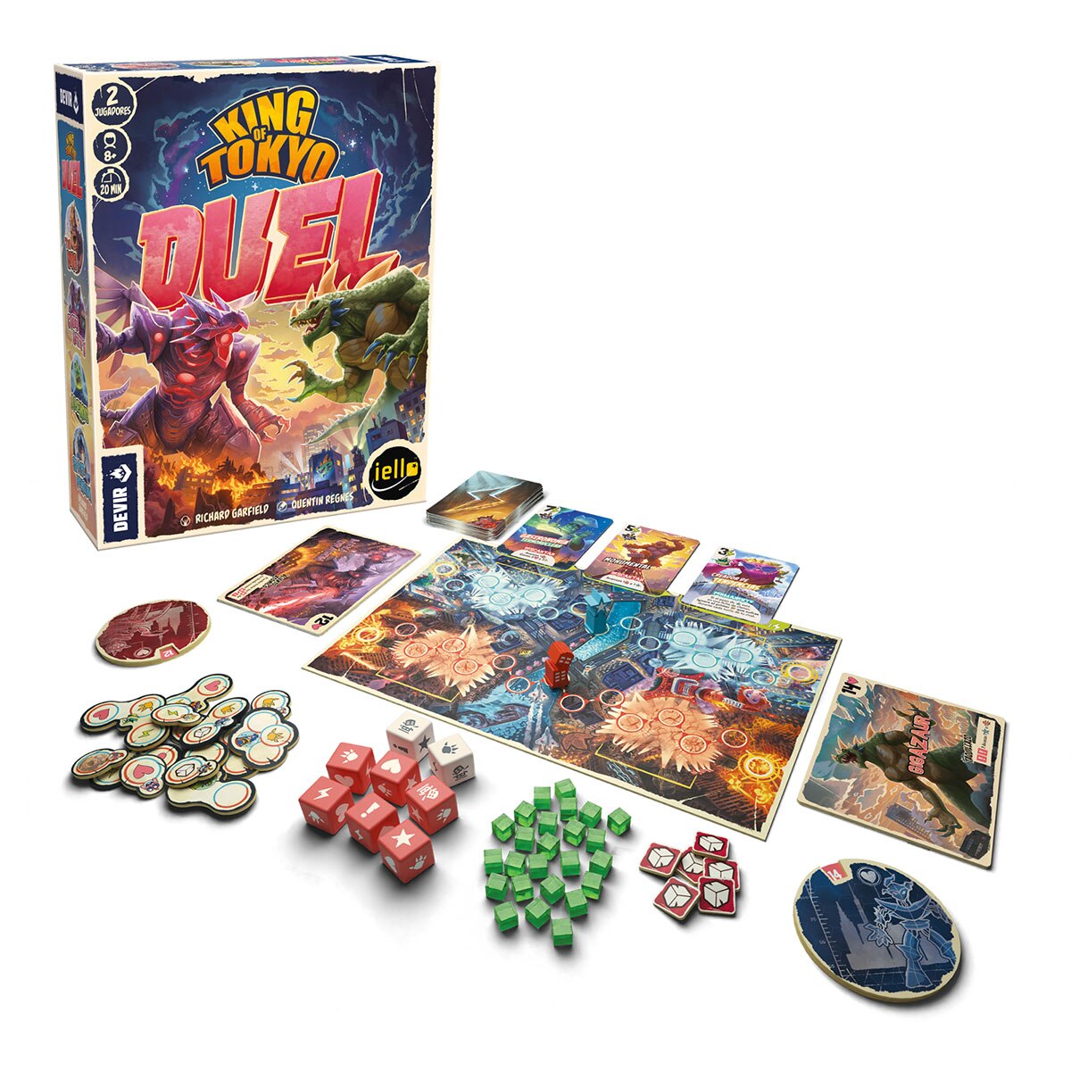 Juego de mesa King of Tokyo Duel Devir 2