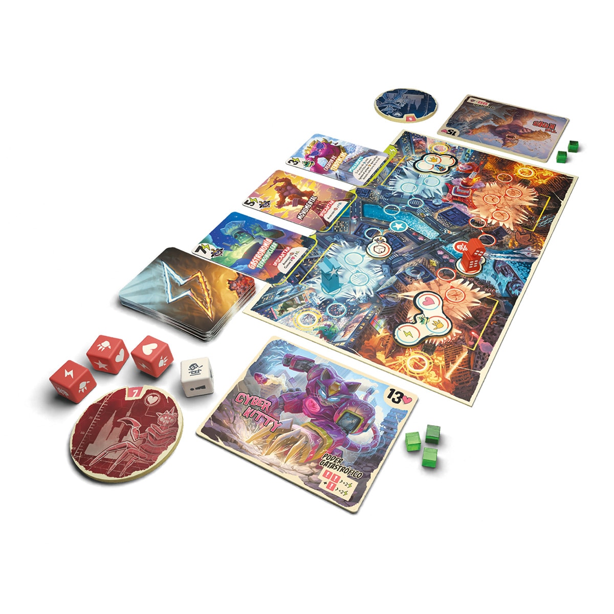 Juego de mesa King of Tokyo Duel Devir 3