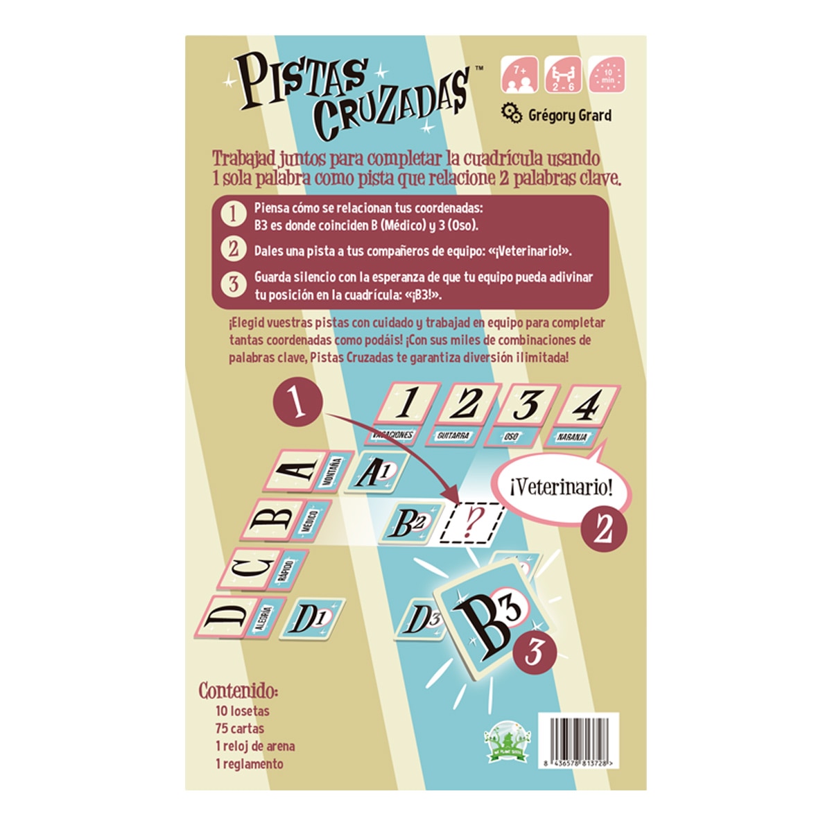 Juego de mesa Pistas cruzadas Maldito 4