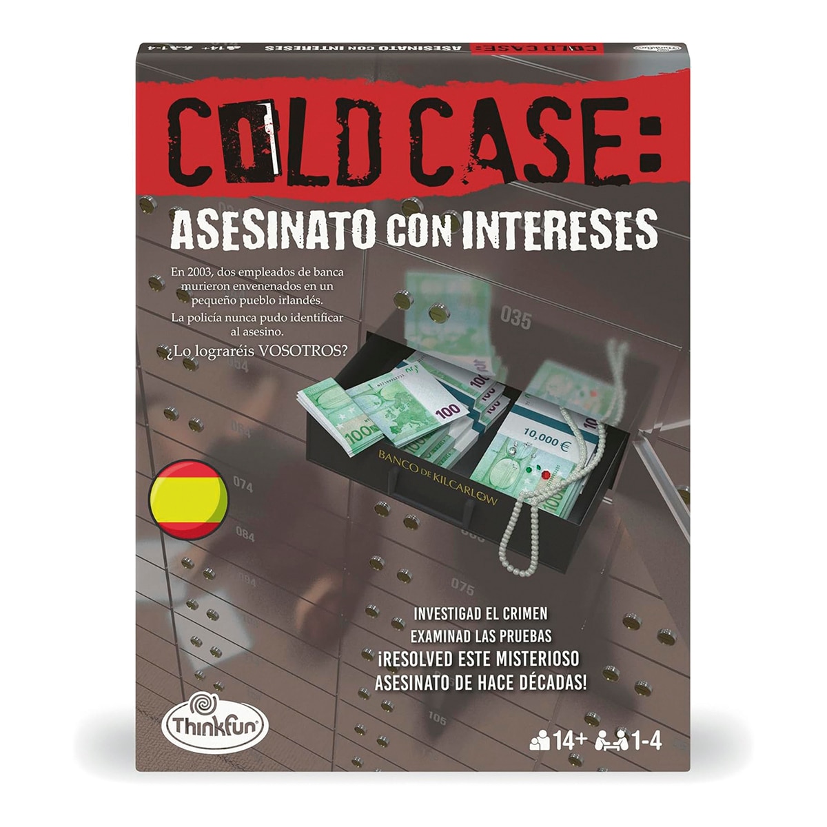 Thinkfun - Juego de mesa Cold Case 3: Asesinato con intereses Thinkfun.