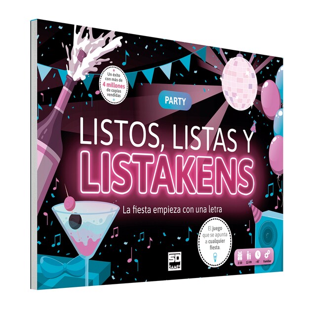 Imagen 0 de Juego de mesa Listos, Listas Y Listakens Ed. Party Sd Games