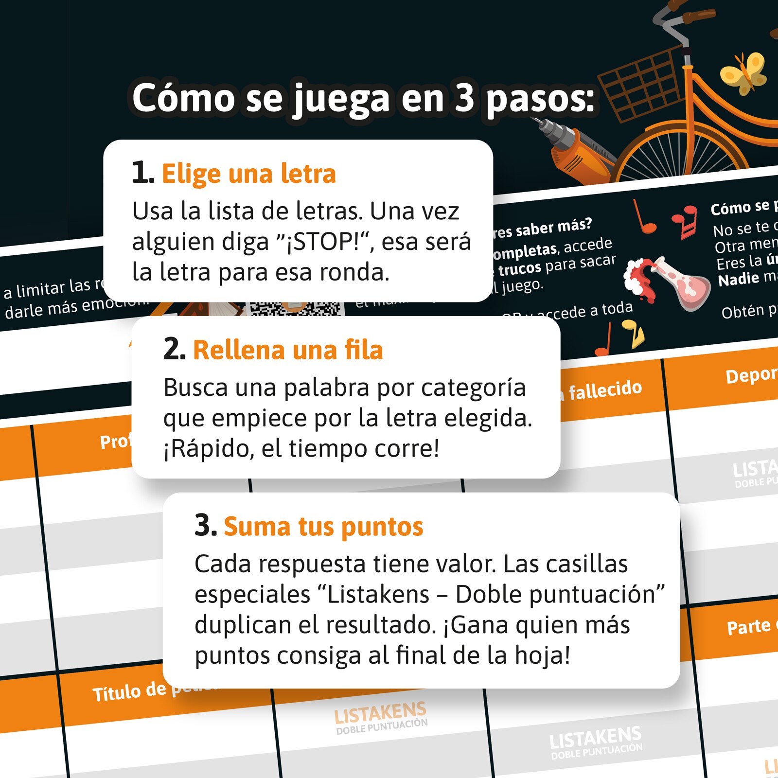 Juego de mesa Listos, Listas Y Listakens Ed. Clásica Sd Games 4