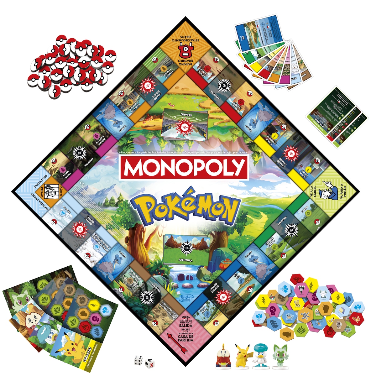 Monopoly Con Bandeja De Almacenamiento Y Fichas Más Grandes – Versión En Inglés, Para 2-6 Jugadores A Partir De 8 Años