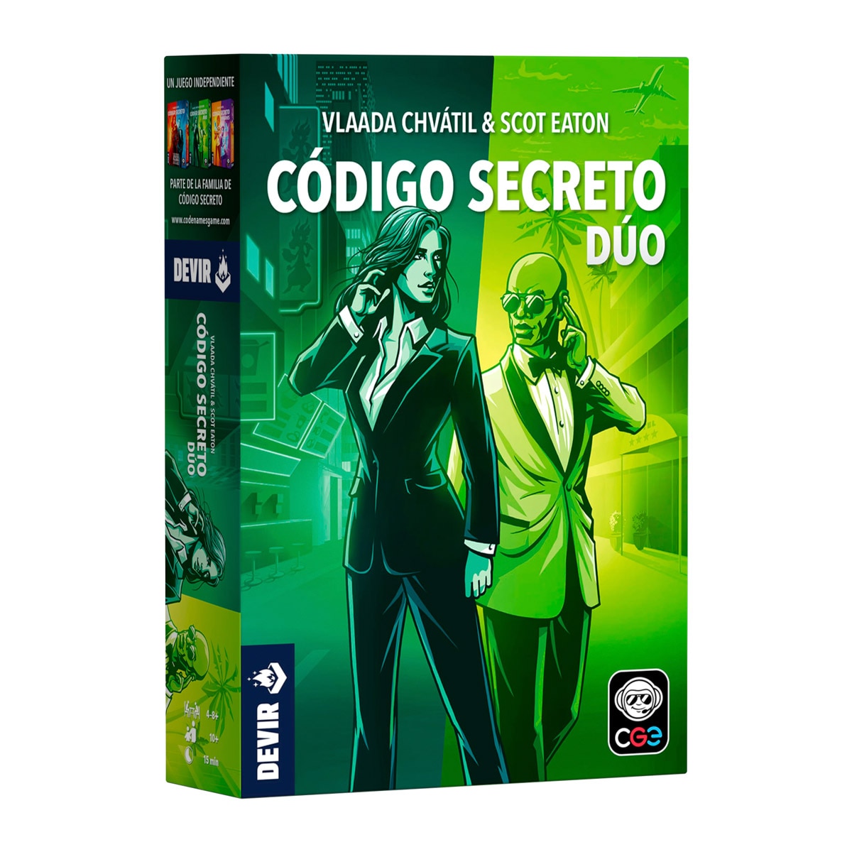 Devir - Juego de mesa Código secreto dúo Devir