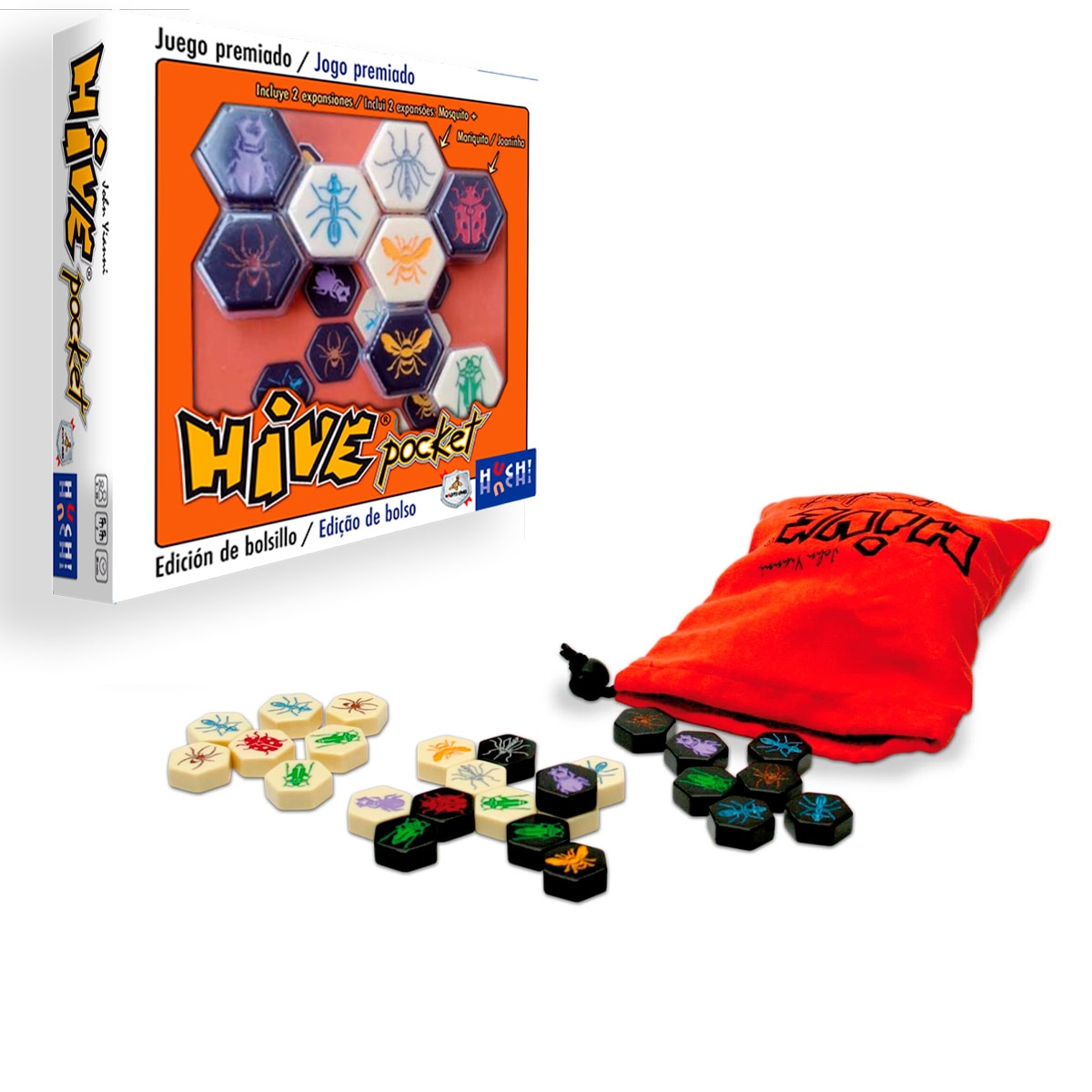 Jogo de Tabuleiro Hive Pocket 2