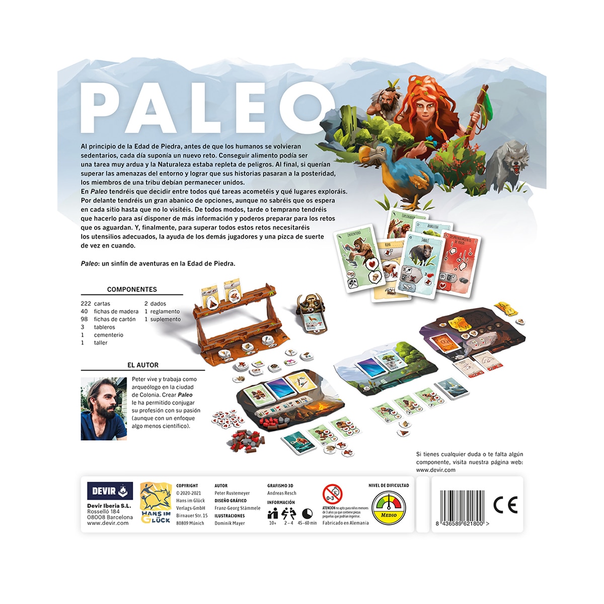 Juego de mesa Paleo Devir 3
