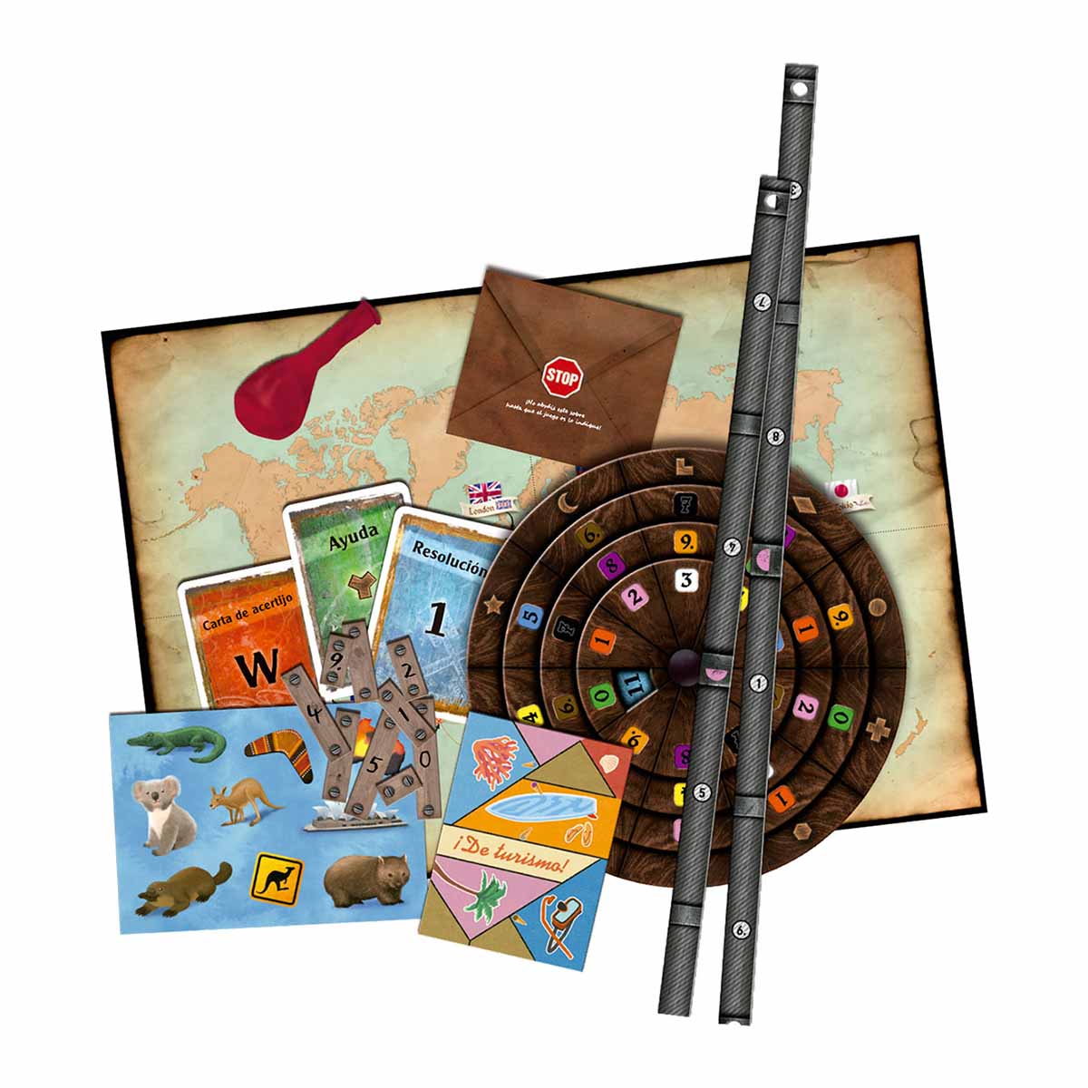 Juego de mesa Exit El Legado del Profesor Devir 2