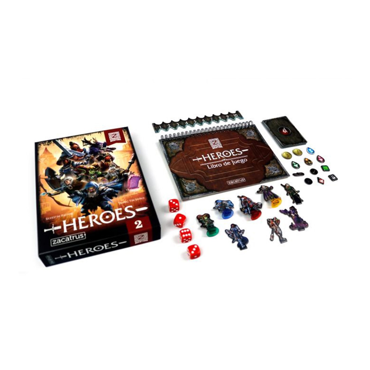 Juego de mesa Aventura Z Vol 2 Héroes Zacatrus 2