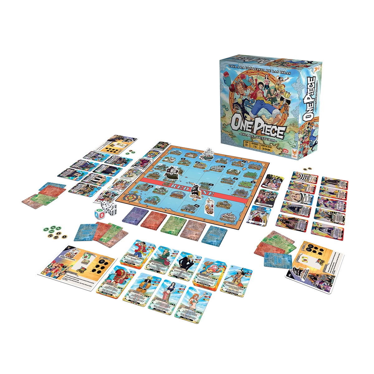 Juego de Mesa Adventure Island One Piece Asmodee 2