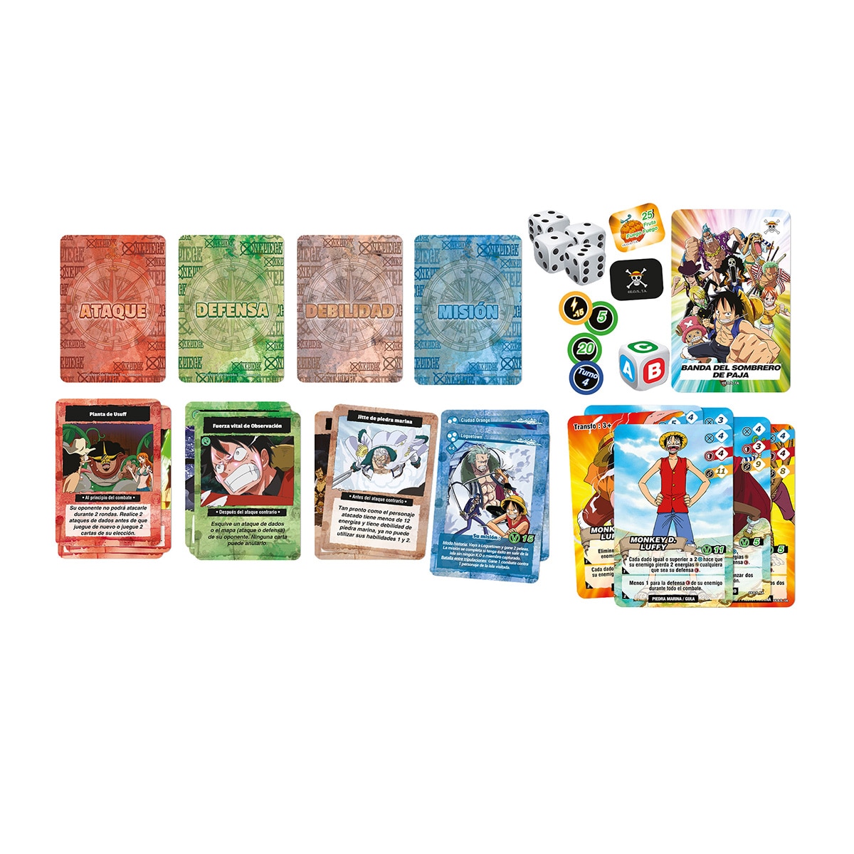 Juego de Mesa Adventure Island One Piece Asmodee 3