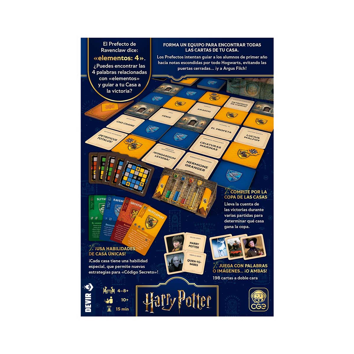 Juego de mesa Codigo secreto Regreso a Hogwarts 2