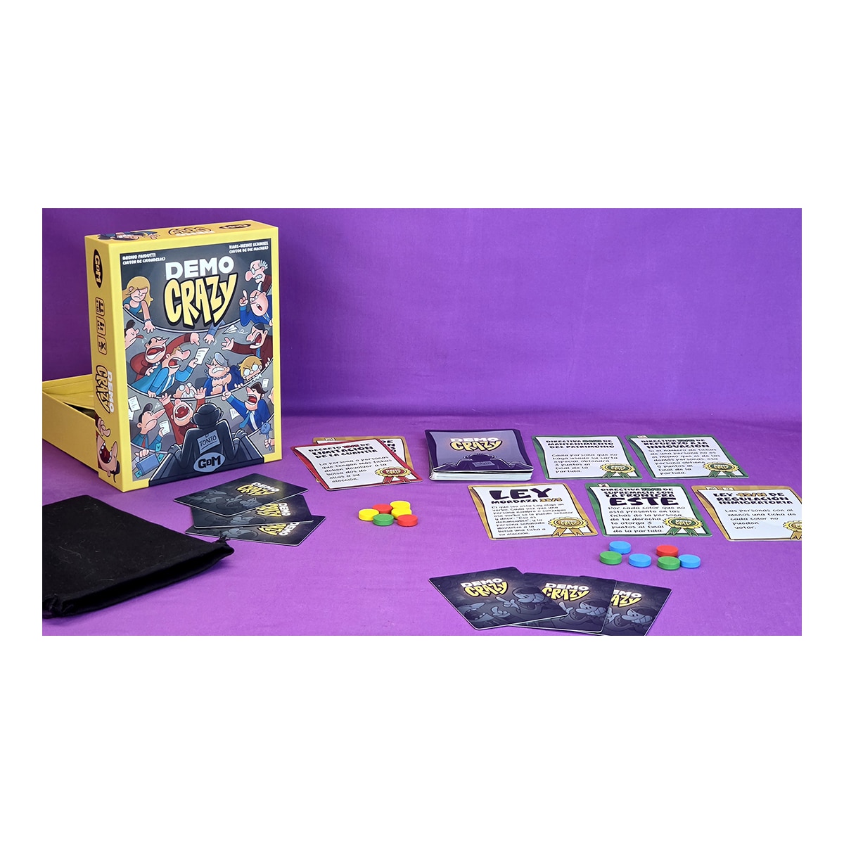 Juego de mesa Demo Crazy Party Game GDM 3