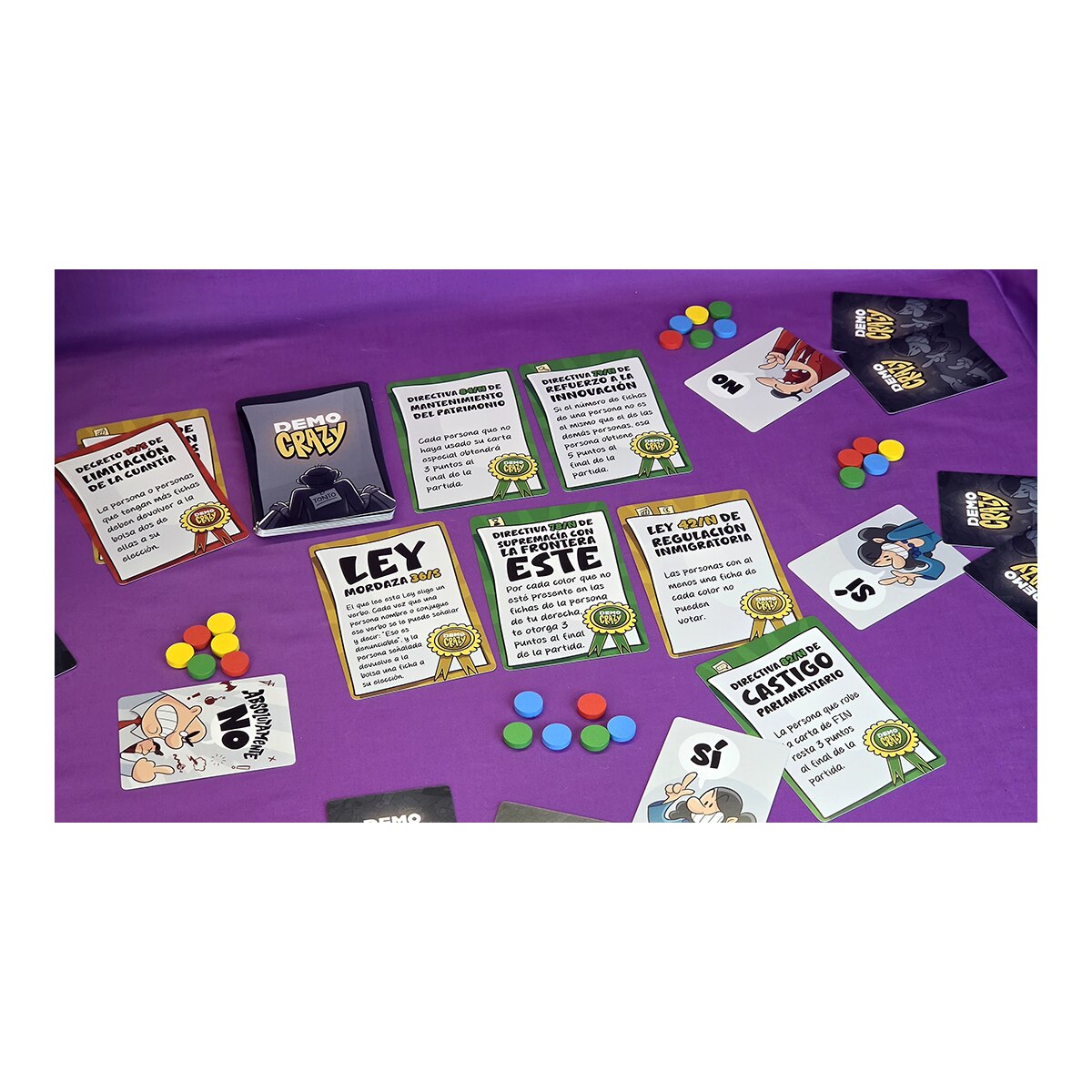 Juego de mesa Demo Crazy Party Game GDM 5