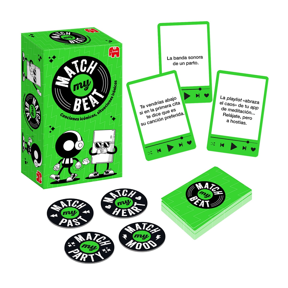 Juego de mesa humor y musical Match My Beat Diset 3