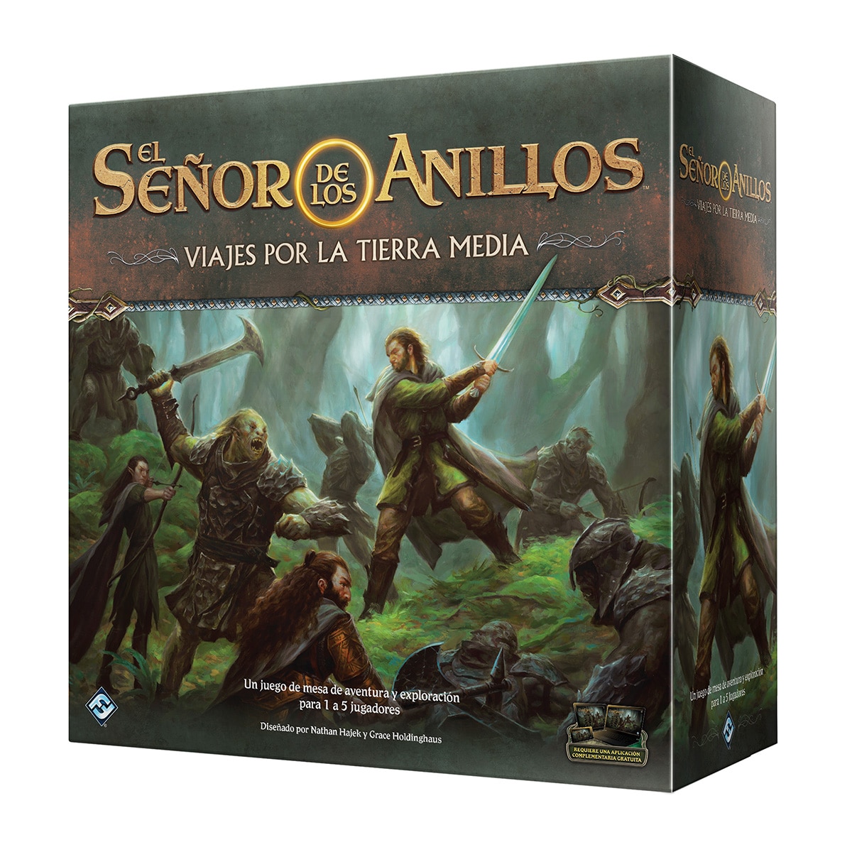 Imagen 0 de Juego de Mesa Viajes por la Tierra Media Asmodee