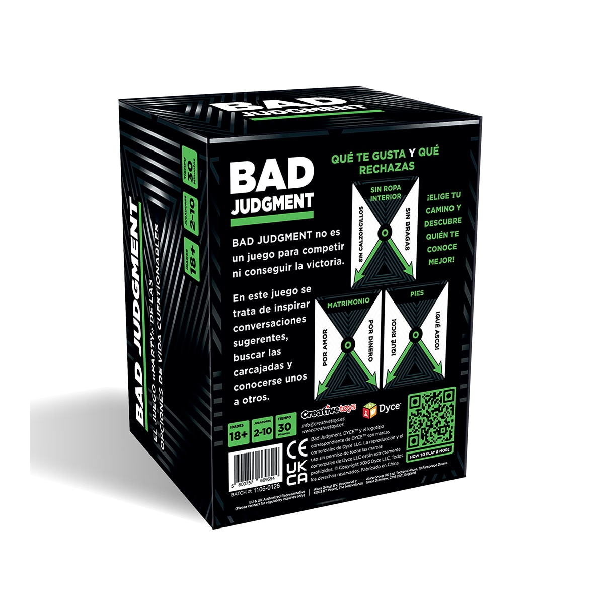 Juego de Mesa Bad Judgment Dyce Games 2