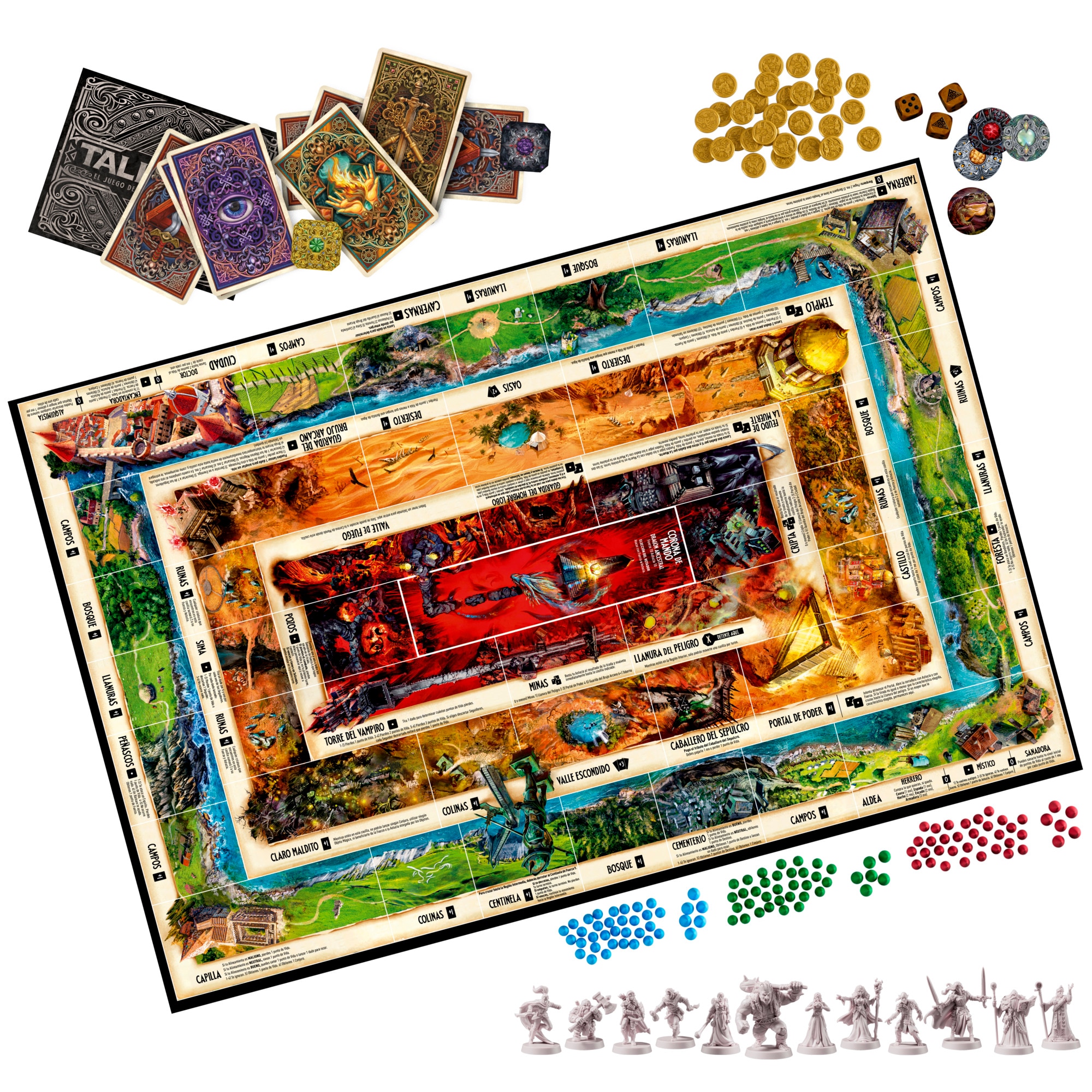 Juego de mesa Talisman: El juego de aventuras y fantasía 5ª Edición Hasbro 2