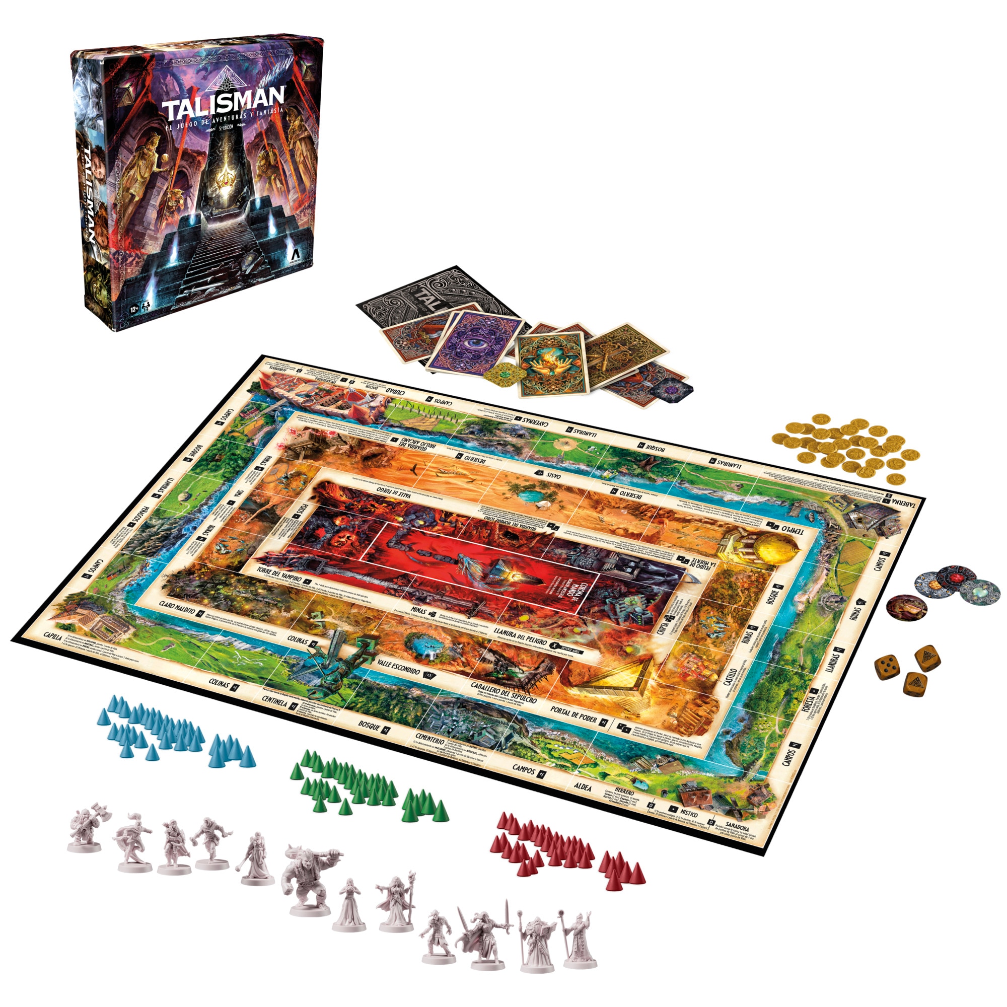 Juego de mesa Talisman: El juego de aventuras y fantasía 5ª Edición Hasbro 3